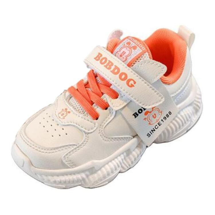 

Кроссовки для детей "Дети" Bobdog, цвет White/Fire Orange