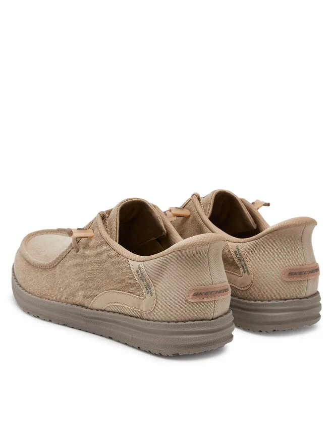 Skechers Мокасины Melson-Coronado 210959/TPE бежевого цвета — фото 3