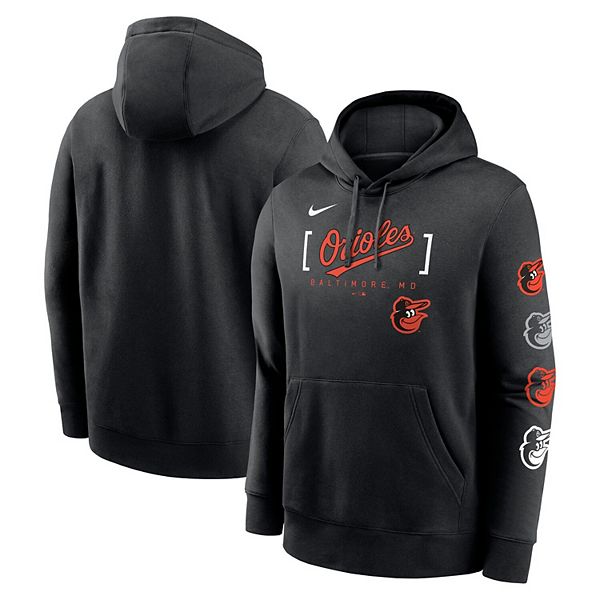 

Мужской черный худи Baltimore Orioles Club Stack Nike