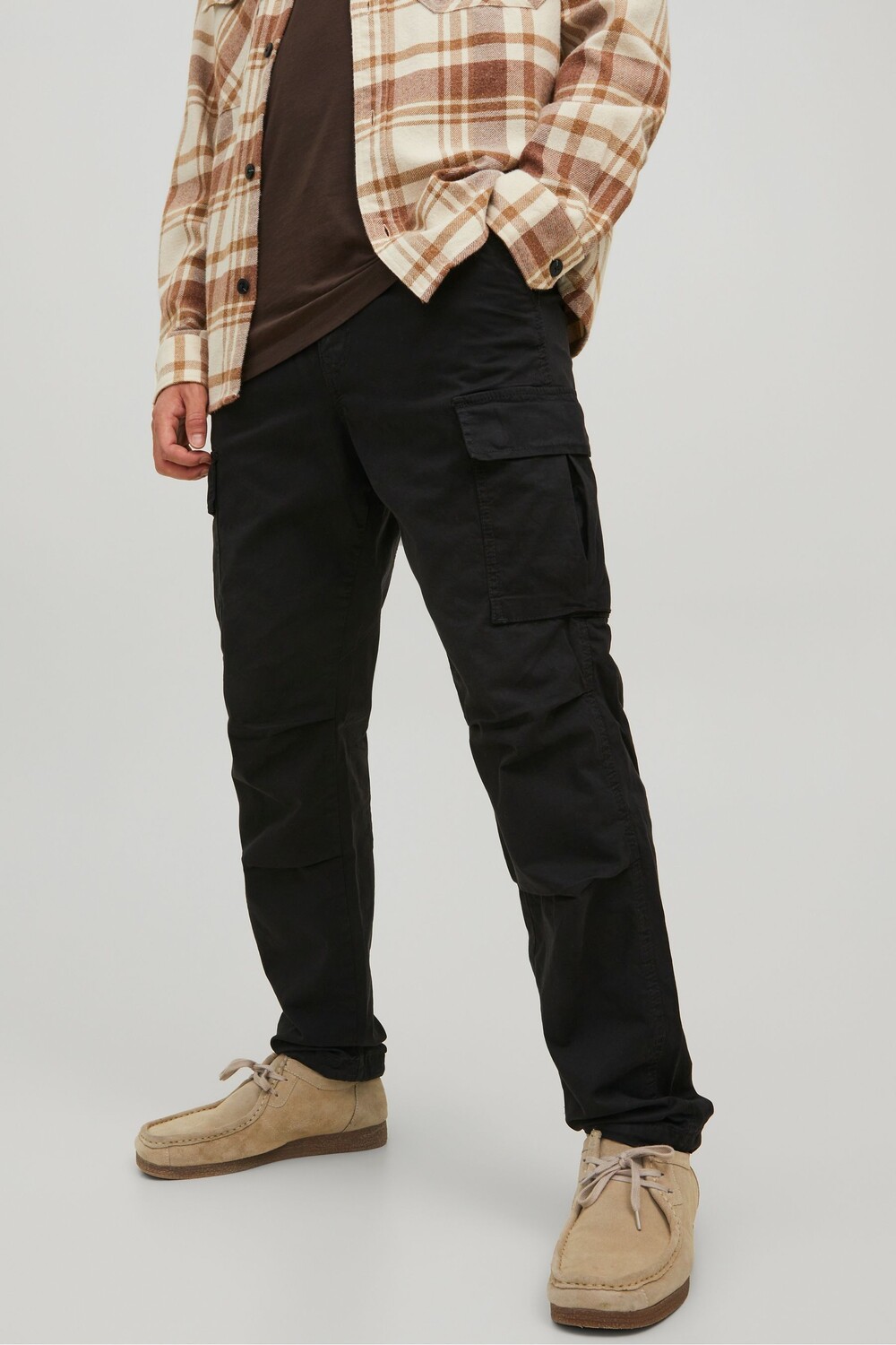 

Брюки-Карго Jack & Jones, черный