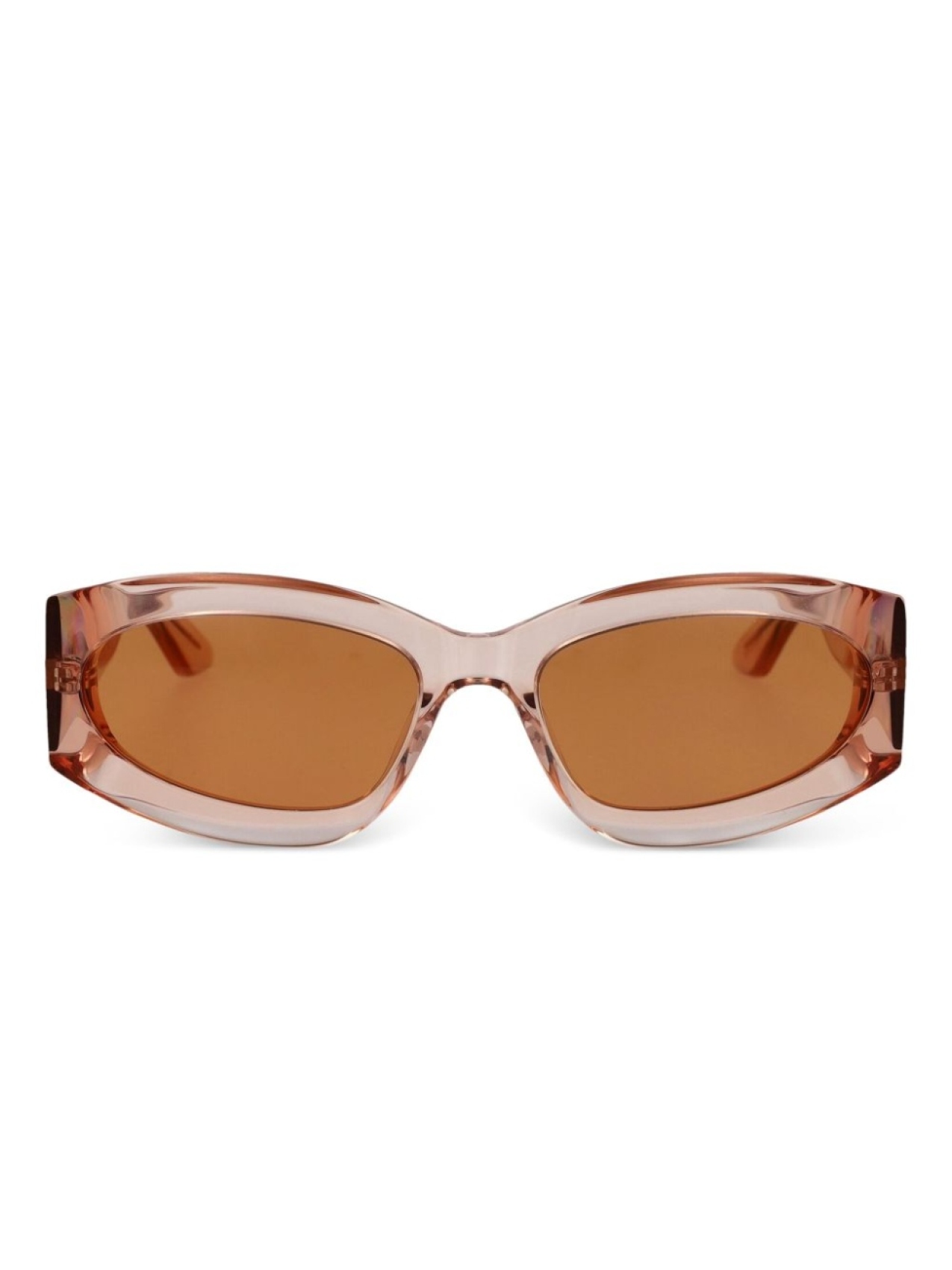 

GCDS солнцезащитные очки в овальной оправе, розовый