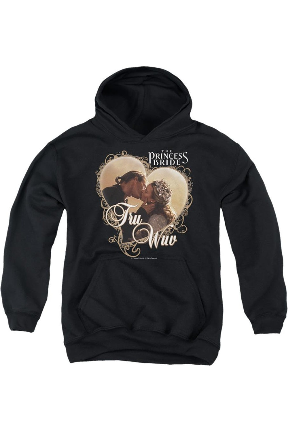 

Толстовка с капюшоном Princess Bride "Настоящая любовь" для молодежи Gildan, черный