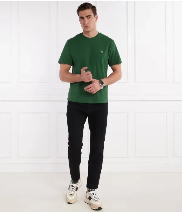 Футболка classic fit Lacoste, зеленый — фото 2