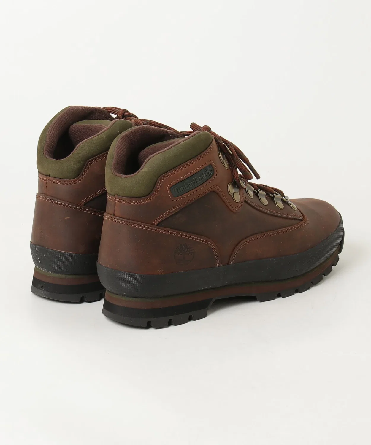 Ботинки Euro Hiker Boot Leather Timberland коричневые — фото 2