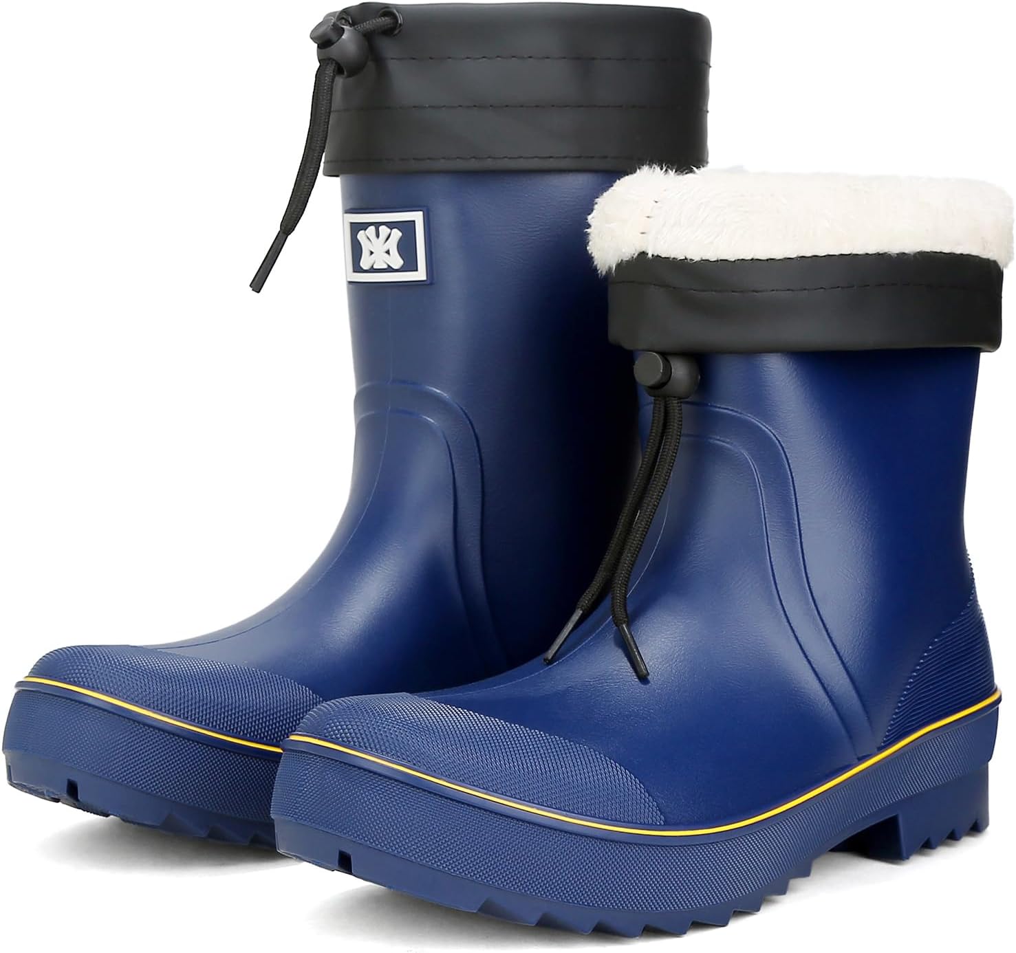 

Мужские резиновые сапоги HSBDNZQ, водонепроницаемые резиновые сапоги с уникальным PVC-дизайном, комфортные легкие сапоги от грязи, прочные устойчивые против скольжения сапоги для сада, фермерства, садоводства и рыбалки, желтый