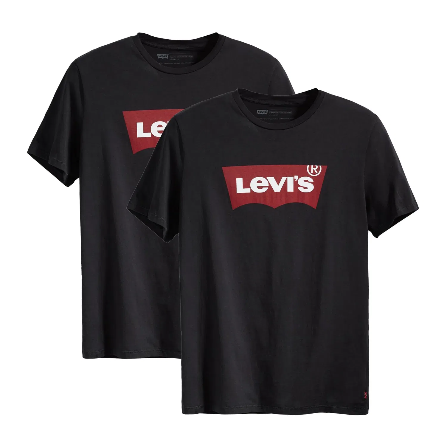 Футболка 2er Pack, хлопковый джерси, Levi´s, черный