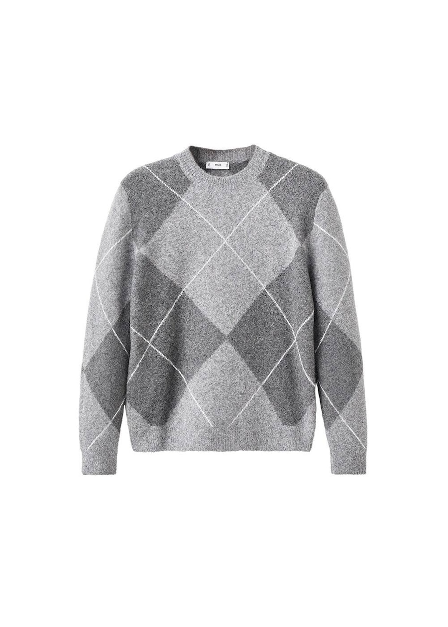 

Свитер MANGO MAN Matera, Grey/Mottled Grey