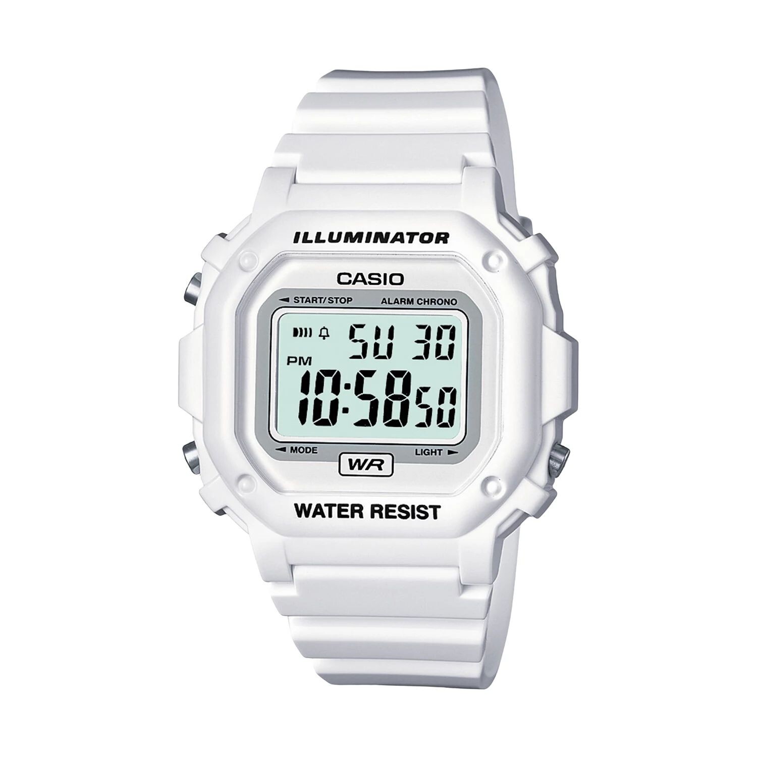 

Часы Unisex Illuminator с цифровым хронографом Casio, белый