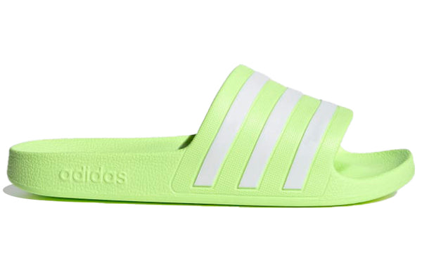 Тапочки adilette aqua slides shoes yellow Adidas, желтый — фото 2