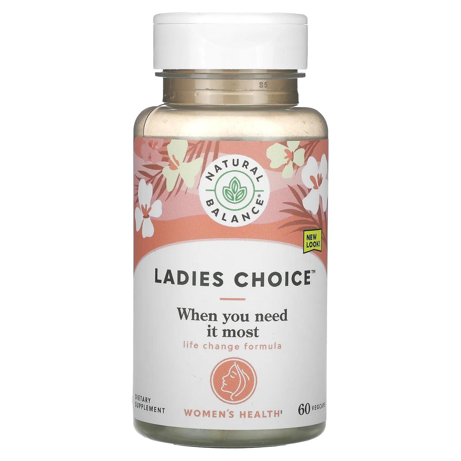 

Natural Balance Ladies Choice формула с фитоэстрогеном для поддержки в период менопаузы 60 вегетарианских капсул