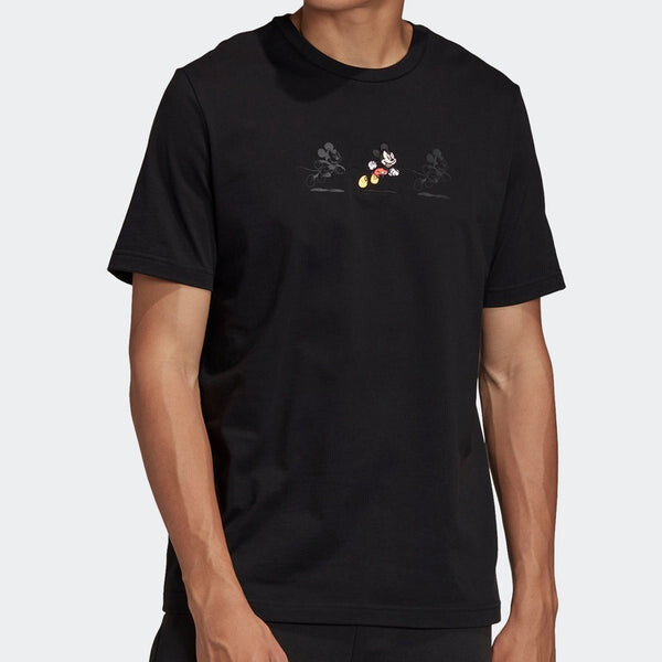 Футболка adidas DISNEY TEE Training Sports Short Sleeve Black, черный — фото 3
