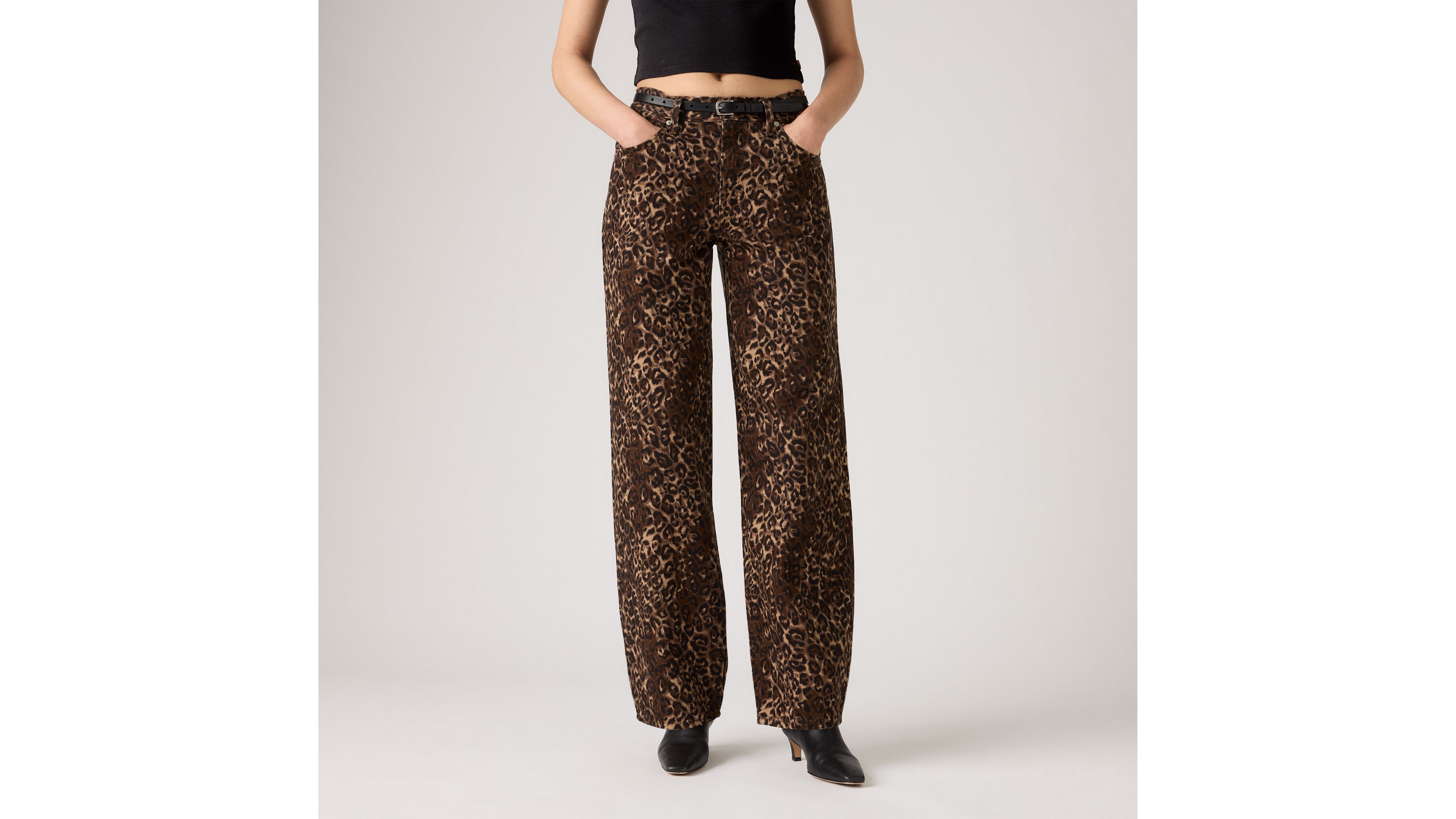 Женские джинсы Baggy Dad Levi's, Cat Eyes - Brown — фото 2