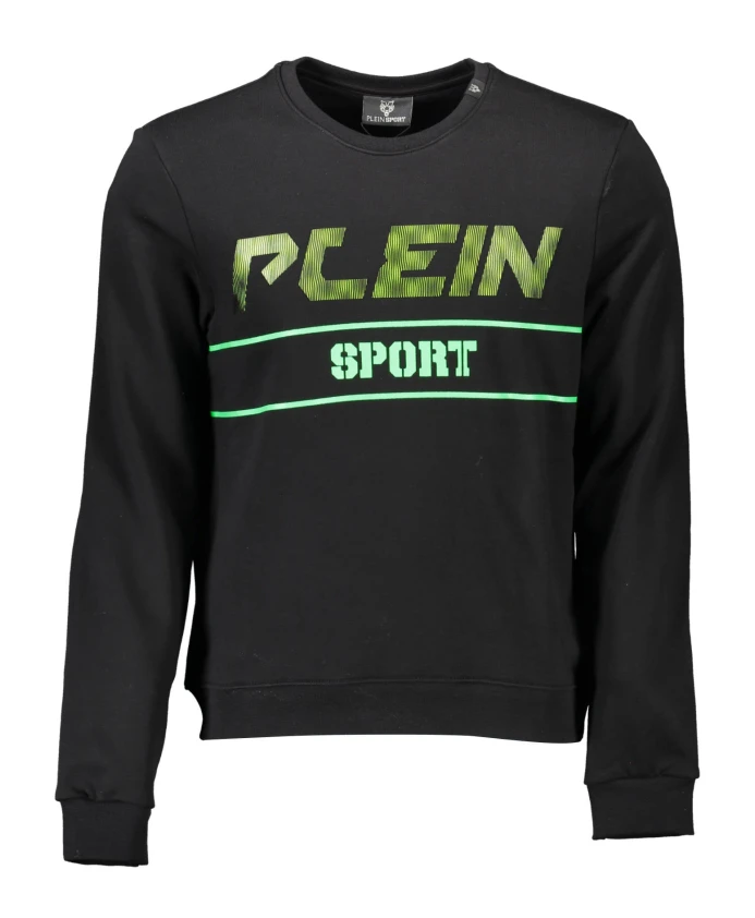

Толстовка с принтом и длинными рукавами Plein Sport, черный