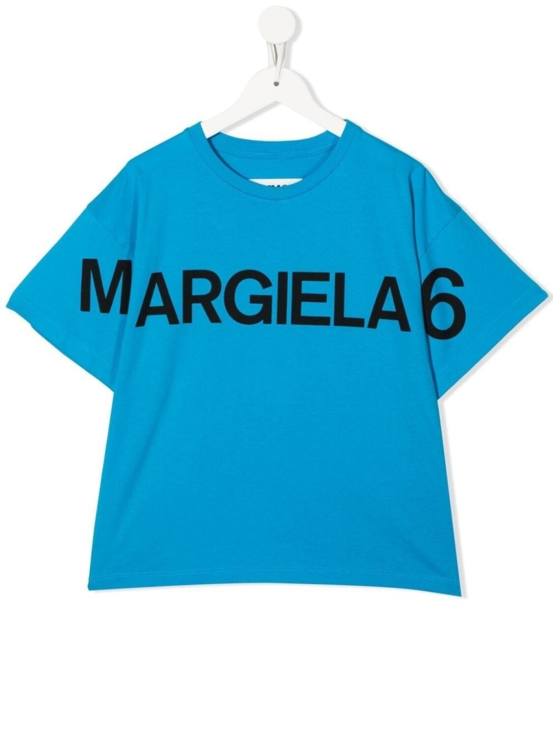 

MM6 Maison Margiela Kids футболка с логотипом, синий