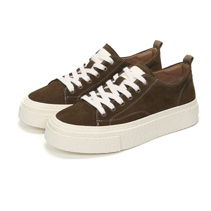 

ZUOSAISI Низкие скейтерские кроссовки мужские армейский зеленый, цвет Army Green