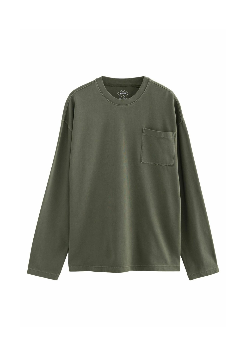 

Топ с длинными рукавами REGULAR FIT LONG SLEEVE DYE HEAVYWEIGHT Next, зеленый