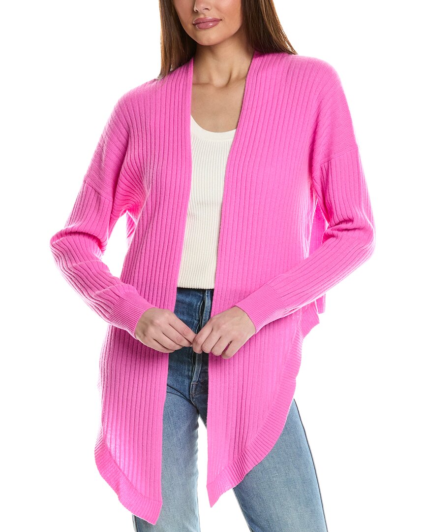 

Осенний кашемировый кардиган в рубчик из кашемира Autumn Cashmere, красный