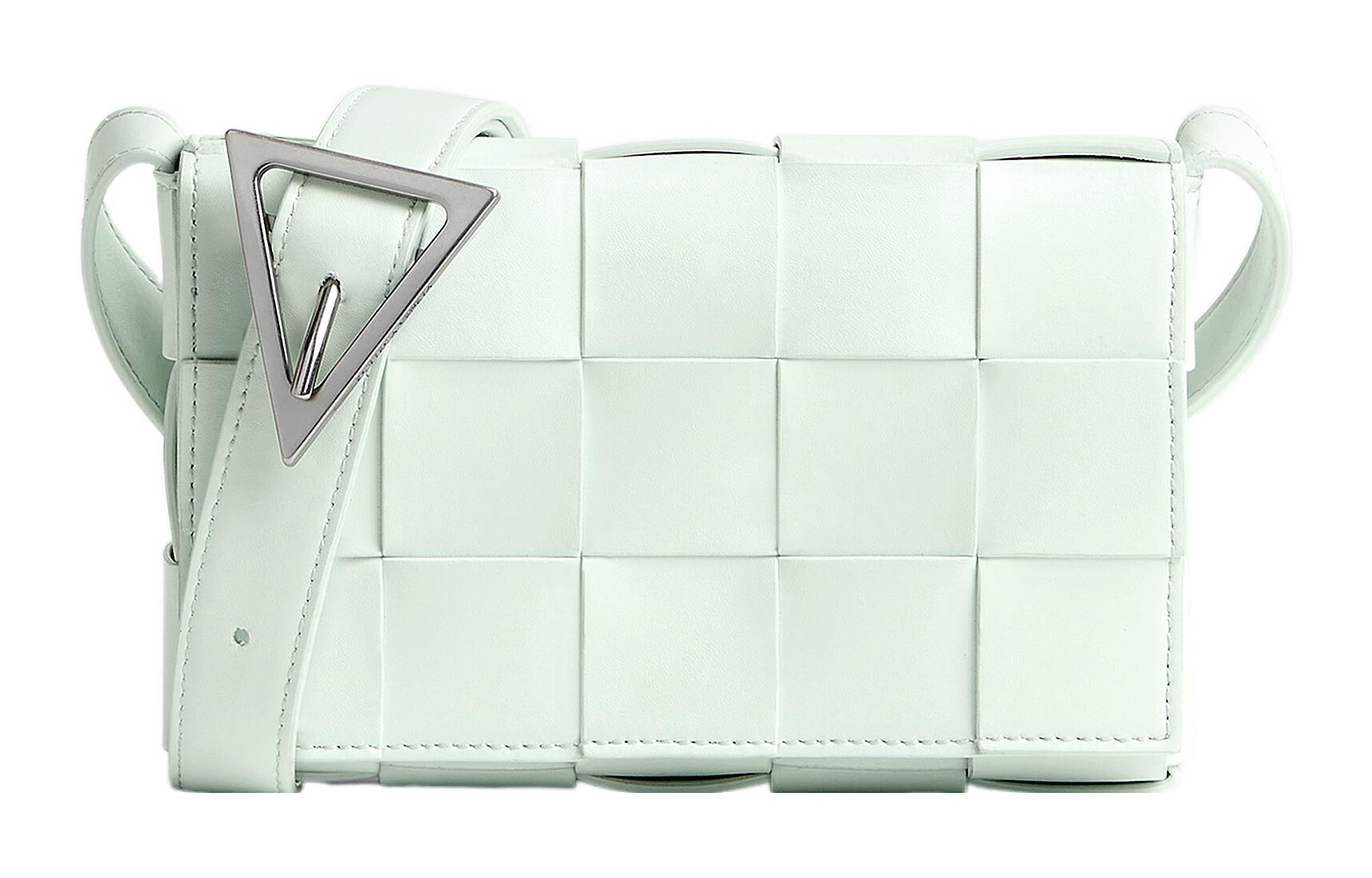 

Сумка через плечо из телячьей кожи, кроссбоди Trumpets мужская Glacier Bottega Veneta, basic set (bag+dust bag)