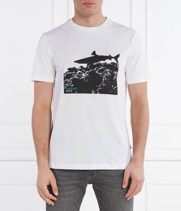 

Футболка te_sea_horse Regular fit Boss Orange, белый
