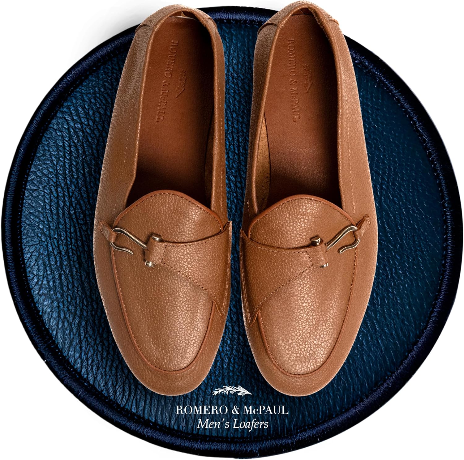 

Мужские лоферы El Guante Flat Hook коричневые, Повседневные туфли в морском стиле с металлической деталью, Romero MC Paul Romero & Mcpaul