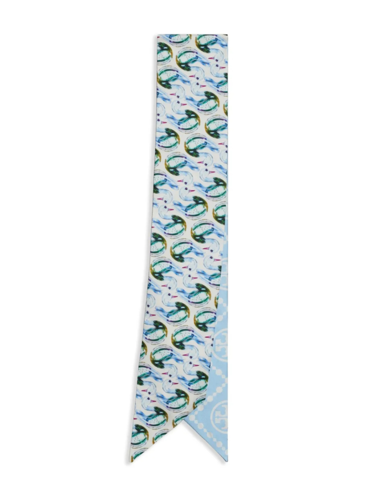 

Галстук Lucky Duck Tory Burch, синий