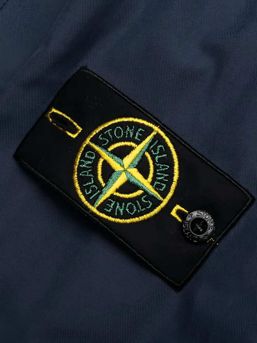 Полевая куртка с накладными карманами Stone Island, синий — фото 3
