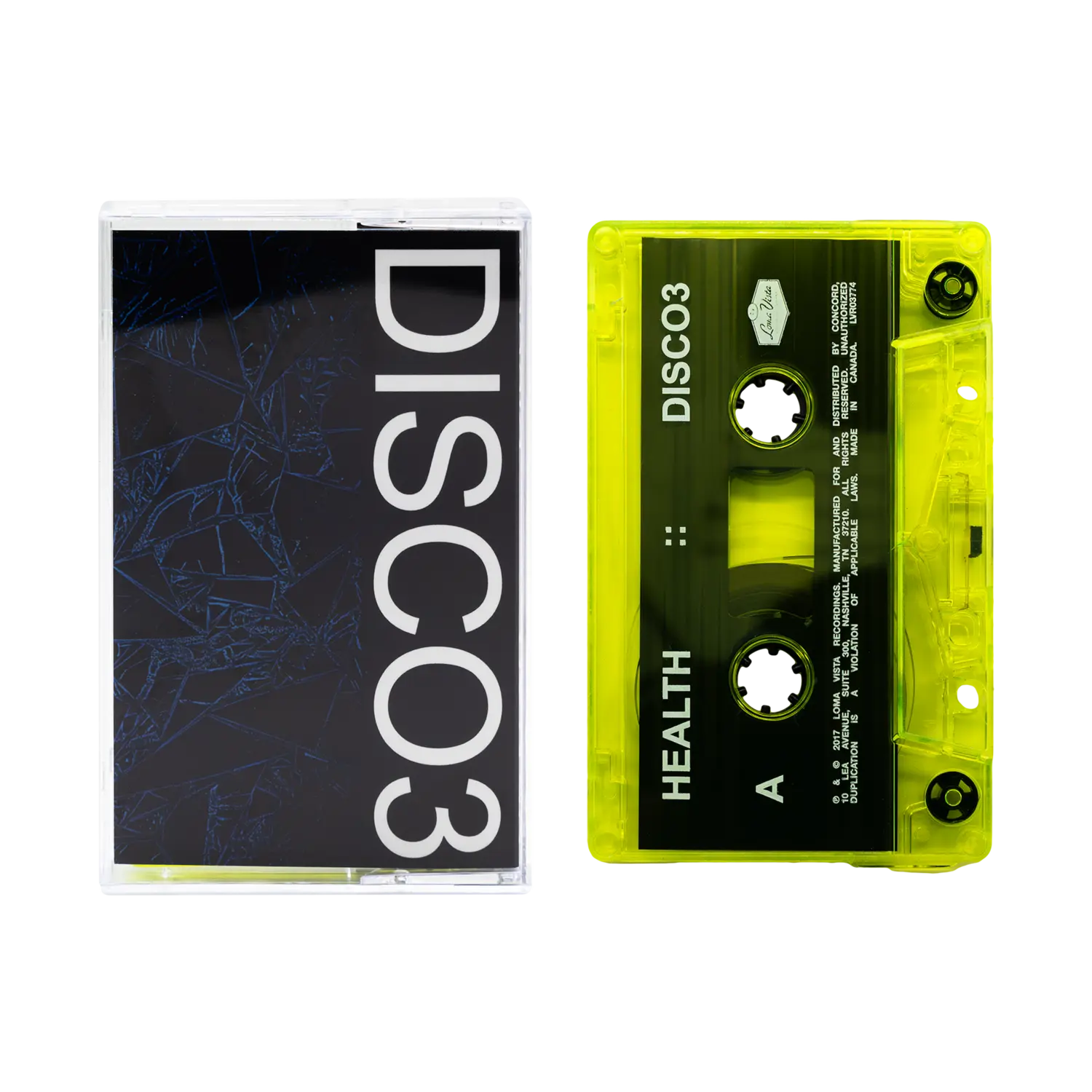 

Виниловая пластинка Disco 3 translucent yellow cassette Health