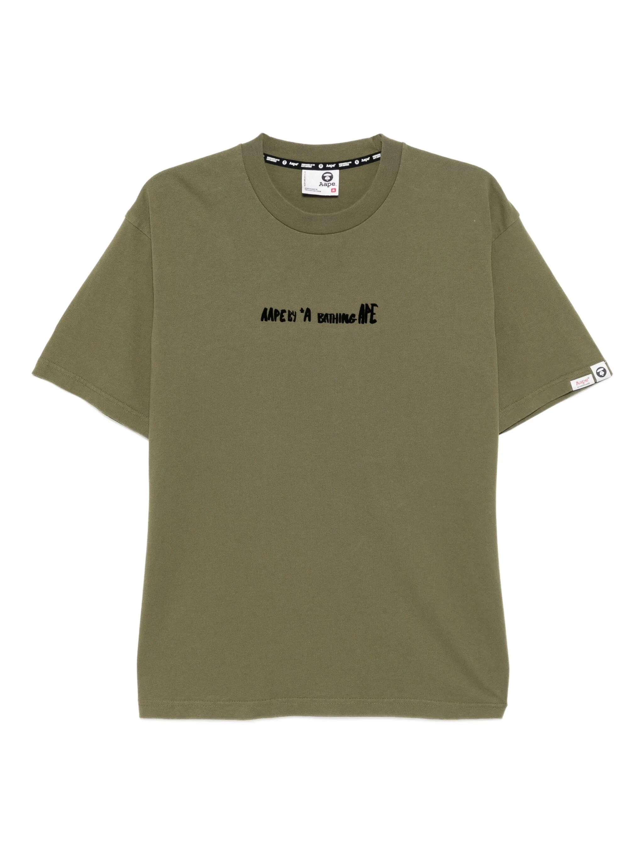 

Футболка с короткими рукавами Aape By A Bathing Ape, зеленый