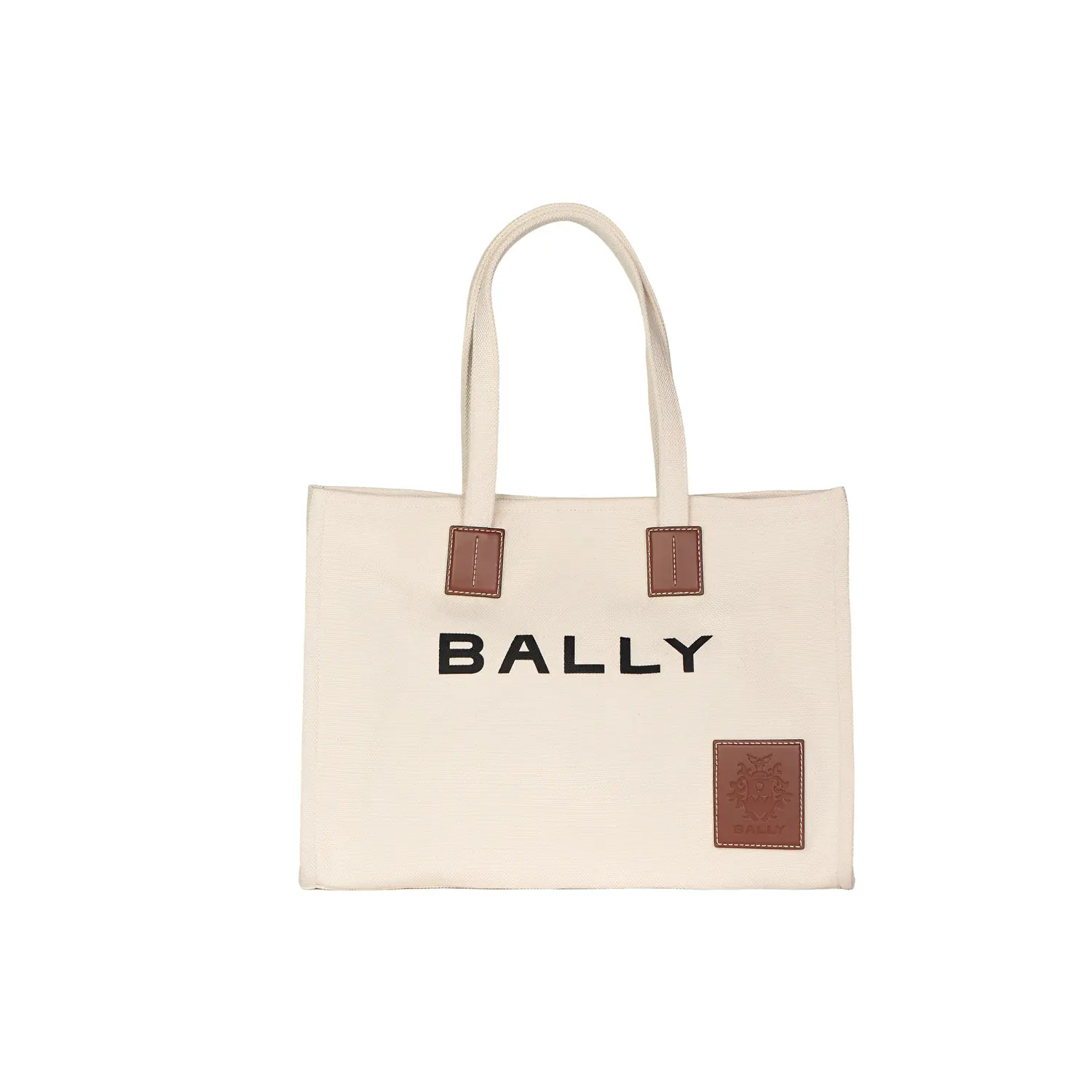 

Сумка-шоппер из холста, белая женская BALLY