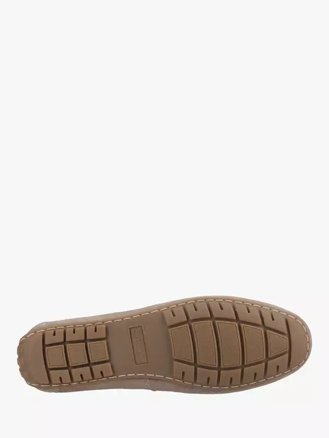 Замшевые лоферы Ralph без шнурков, коричневые Hush Puppies, Taupe — фото 4