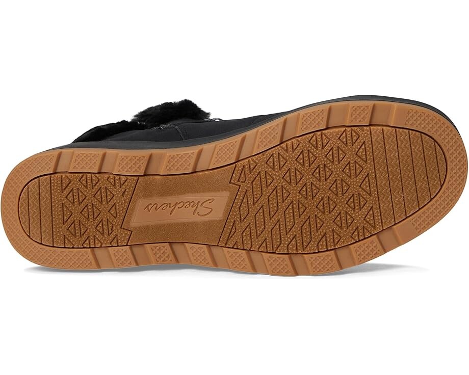 Ботинки женские SKECHERS Park City водонепроницаемые с искусственным мехом, черный — фото 3