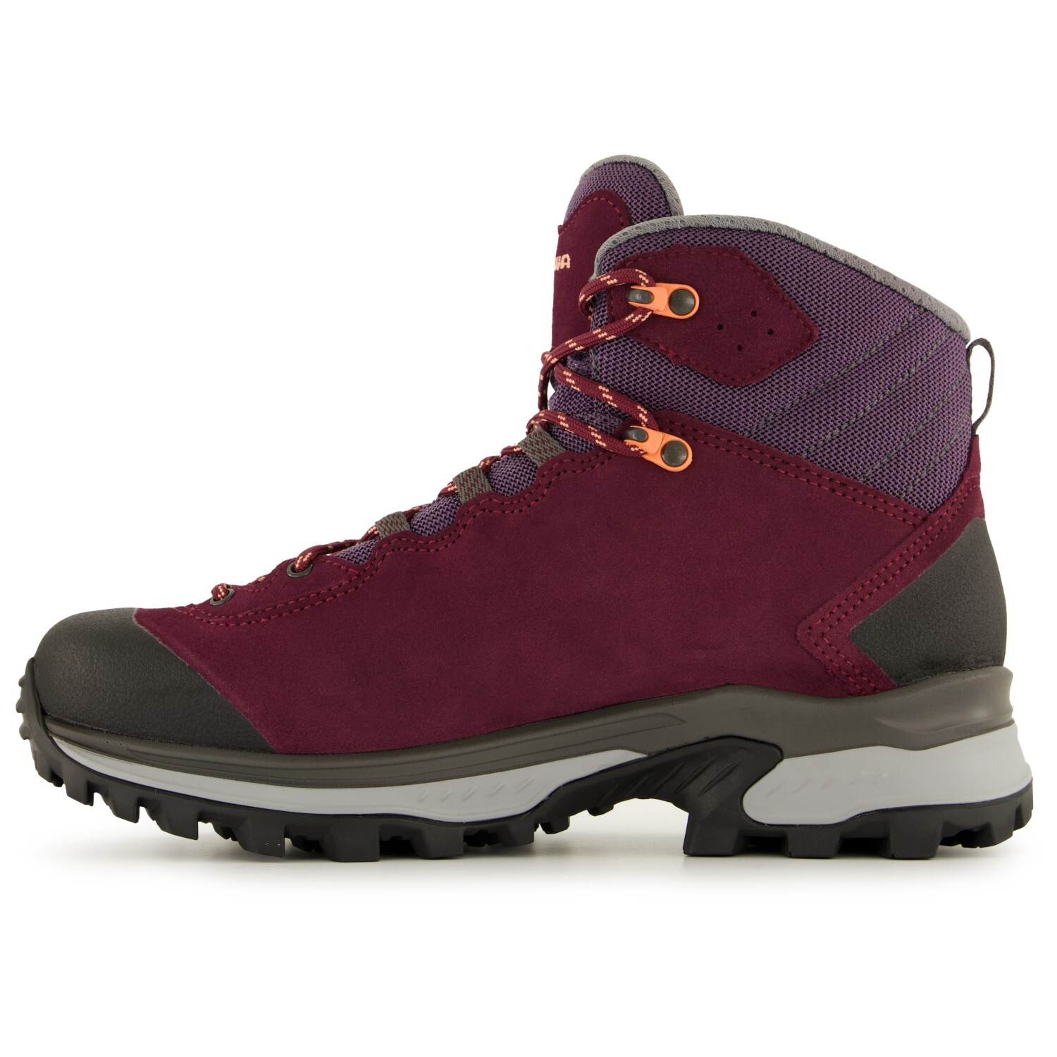 Женские ботинки Lowa Women's Corvara GTX Mid трекинговые на шнуровке, бордовый — фото 4