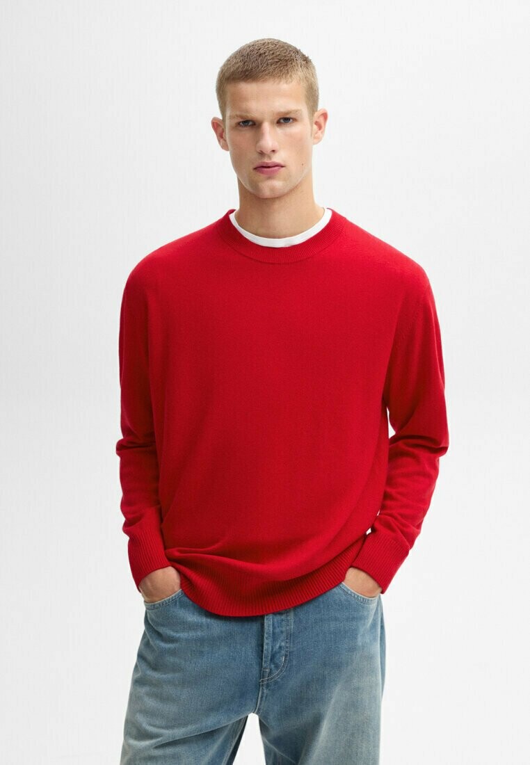 

Джемпер CREW NECK Massimo Dutti, красный