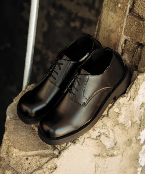 Мужские дерби DIFFERSHOE 701 глянцевые чёрные — фото 2