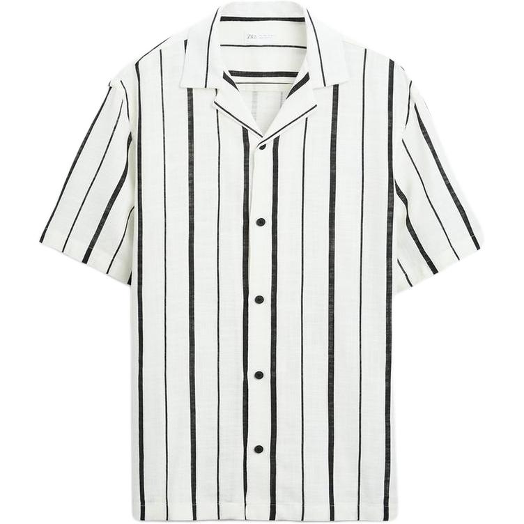 

ZARA Рубашка мужская черно-белые