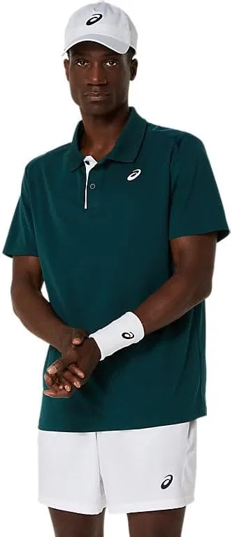 Мужская теннисная одежда ASICS Court Polo, Saxon Green