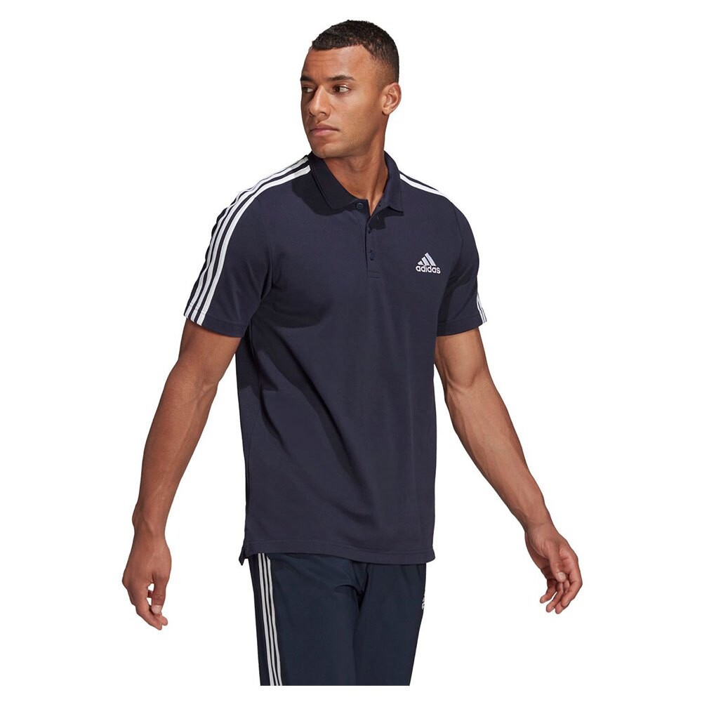 

Поло adidas Aeroready Essentials Piqué Embroidered Small Logo 3-Stripes, синий