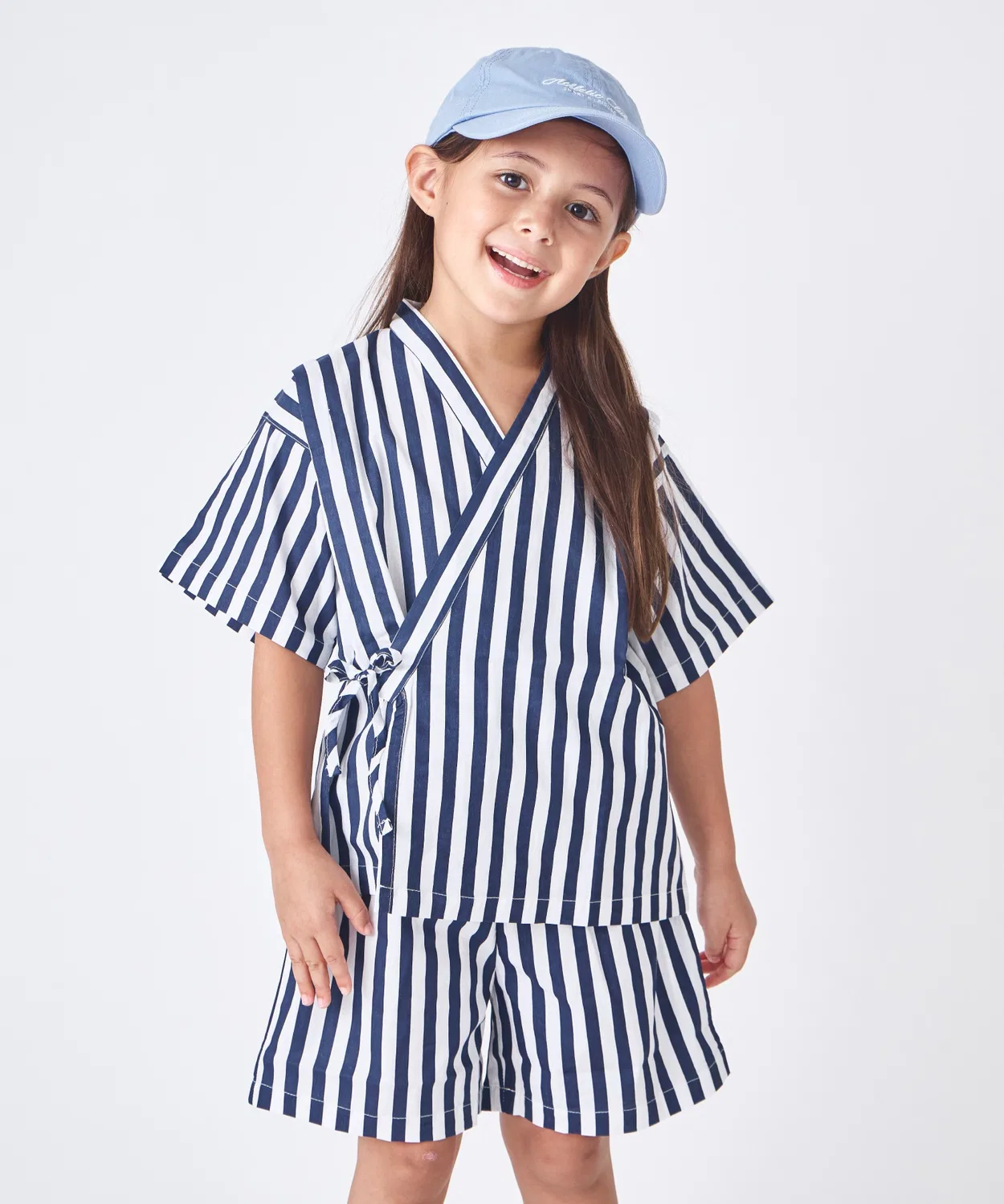 Детское кимоно-юката set ever closet 2 предмета синий