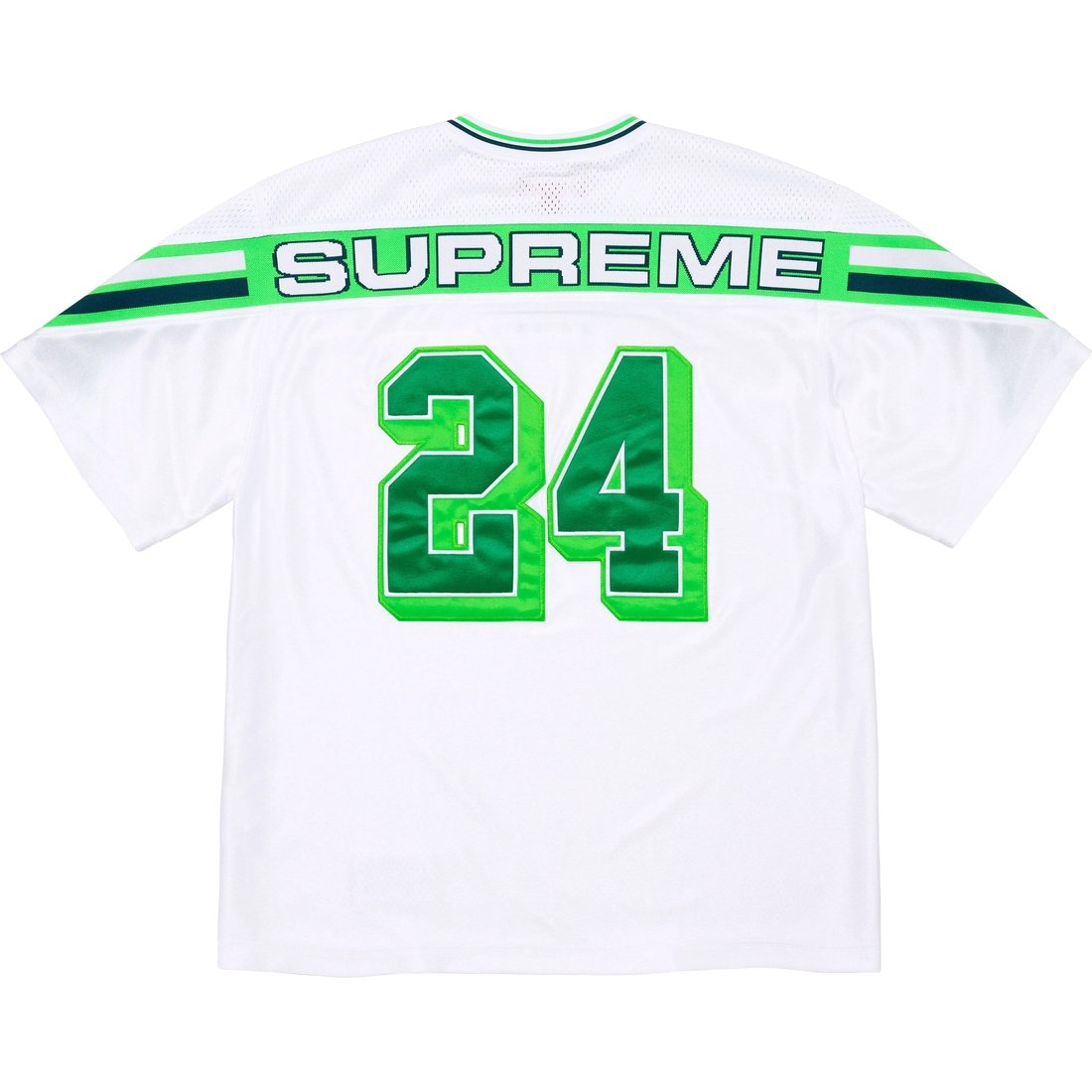 

Футболка Jacquard Rib Football Jersey Supreme, белый