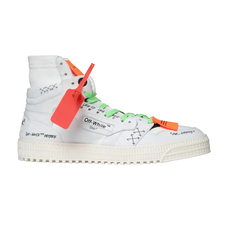 

Кроссовки Off-White Off-Court 3.0 High 'Graffiti', белый