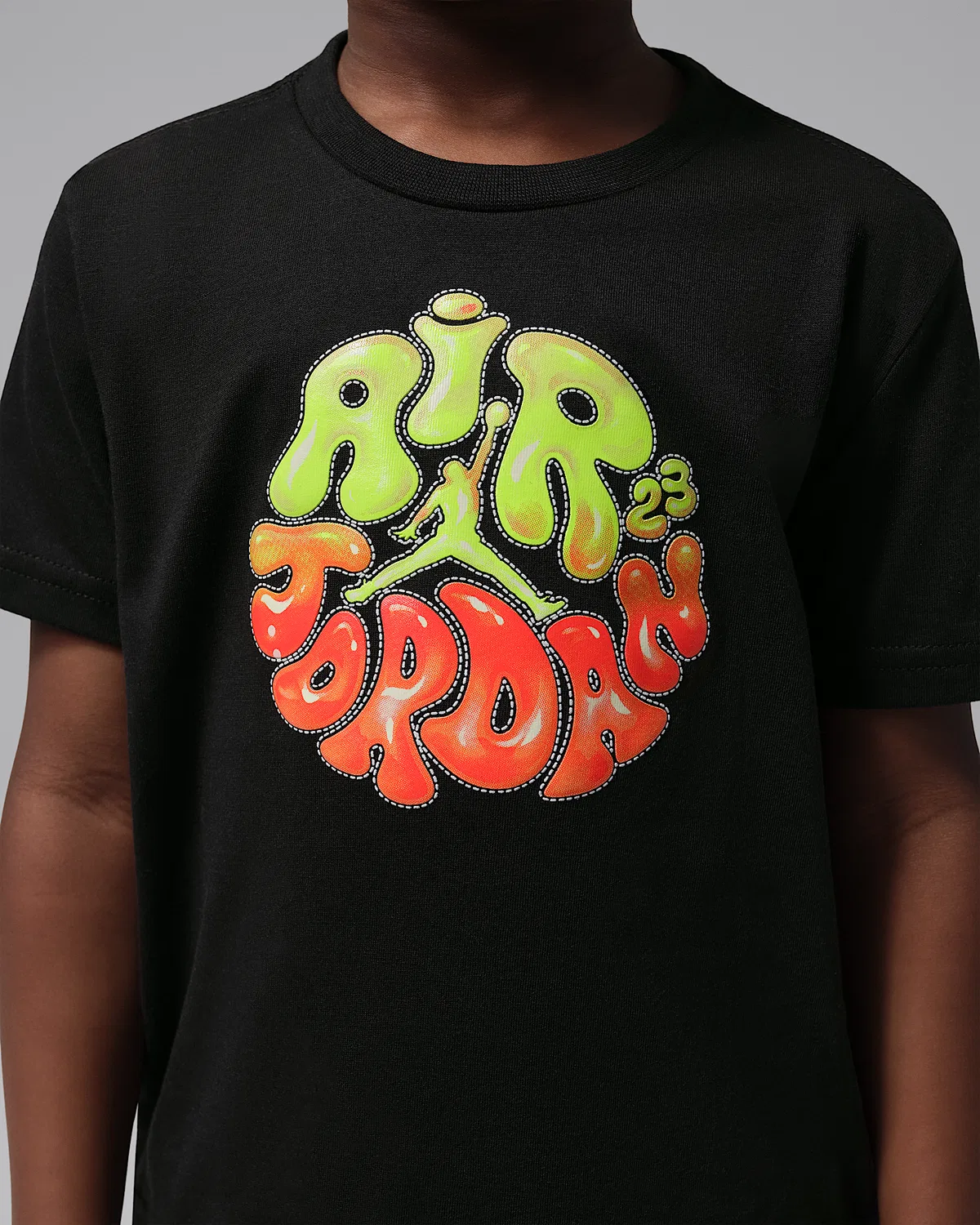 Футболка Toddler Bubble T-Shirt Jordan Super Splash, Black — фото 4