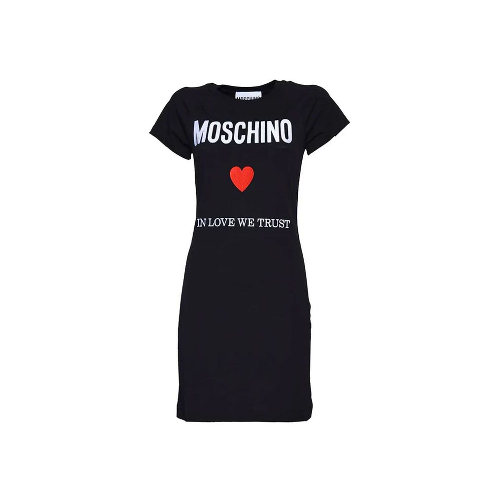 

Мини-платье In Love We Trust Moschino Couture!, черный