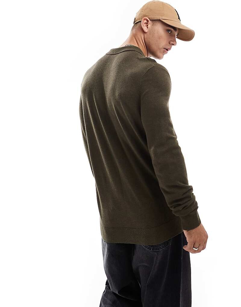 

Jack & Jones - Трикотажная рубашка-поло с застежкой на пуговицы