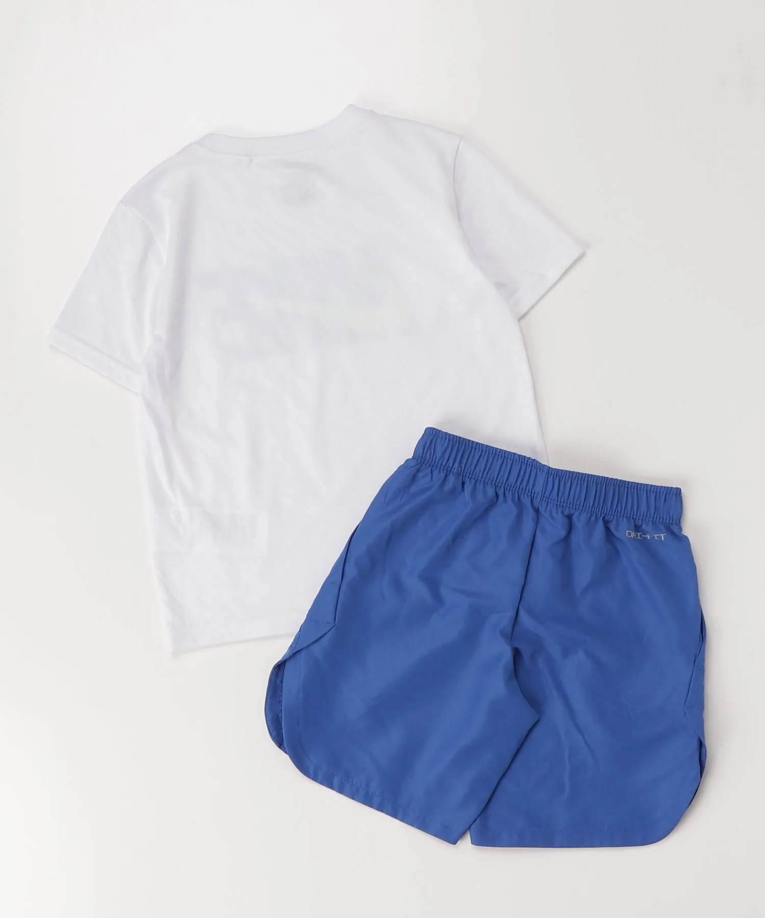 Детский набор Nike NKB B NK WOVEN SHORT SET светлый серый — фото 2