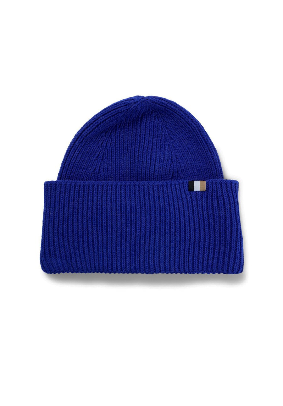 

Шапка BOSS Beanie Laura, индиго