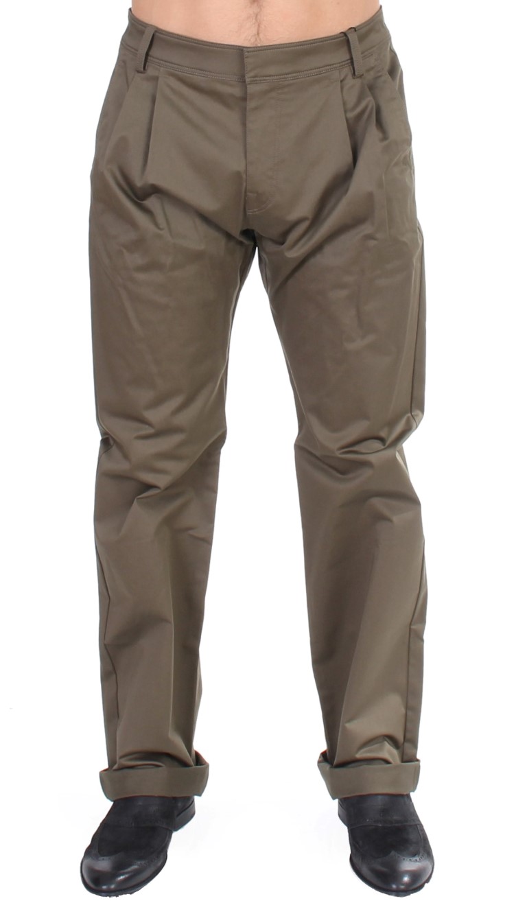 

Элегантные брюки прямого кроя Green Comfort Gianfranco Ferre, зеленый