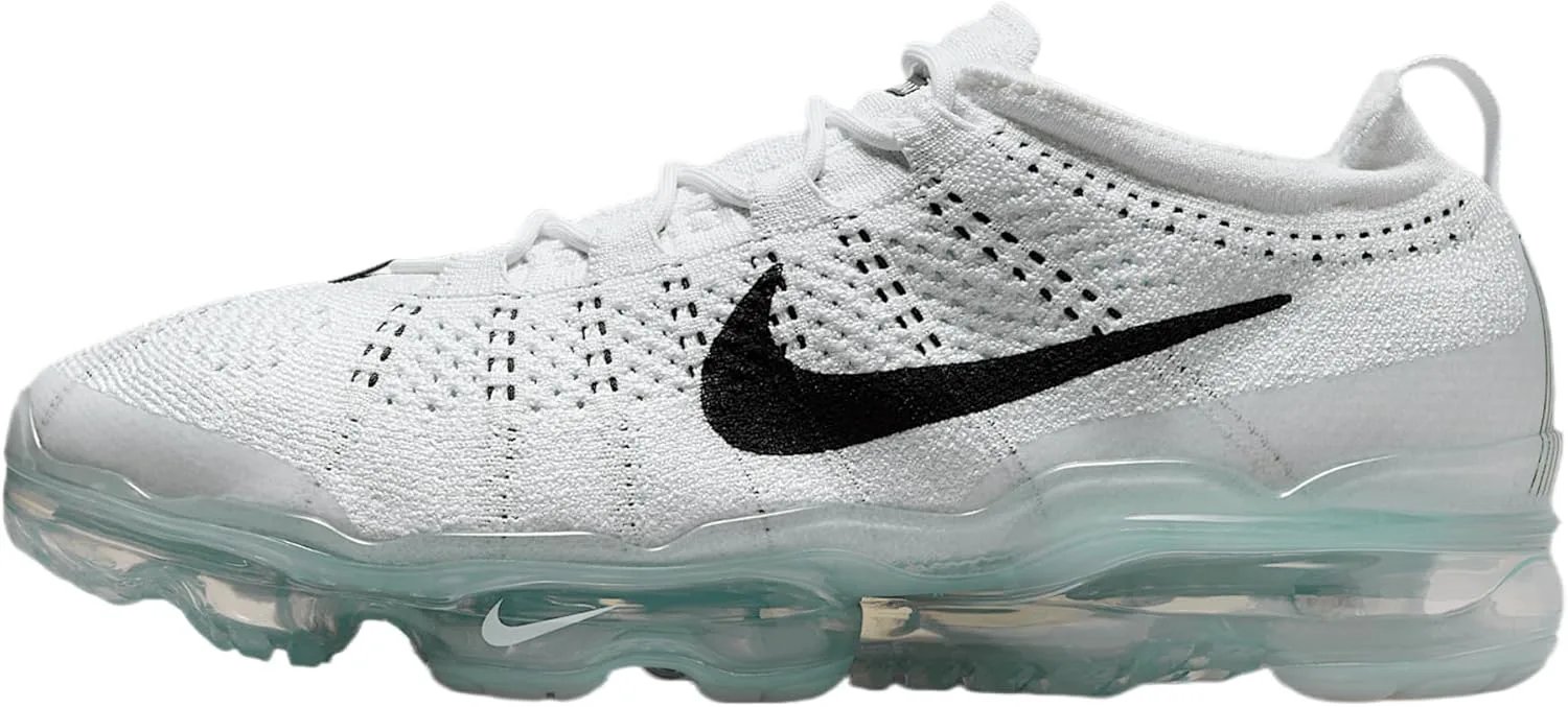 Мужские кроссовки Nike Air Vapormax 2023 Flyknit, белый/платиновый/черный