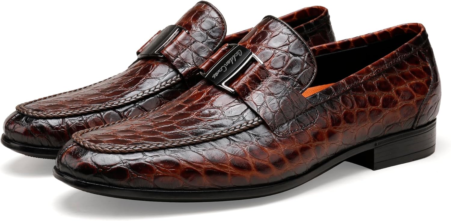 

Кожаные пенни-лоферы для мужчин Generic, коричневый