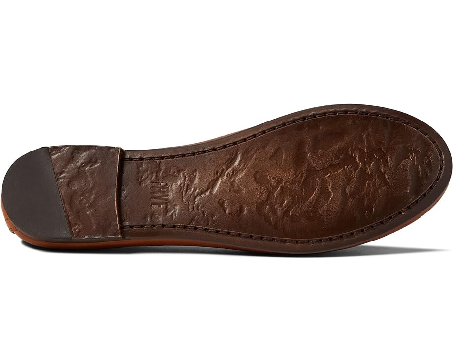 Туфли на плоской подошве Frye Carson Ballet, цвет Cognac Vintage Veg Tan — фото 3