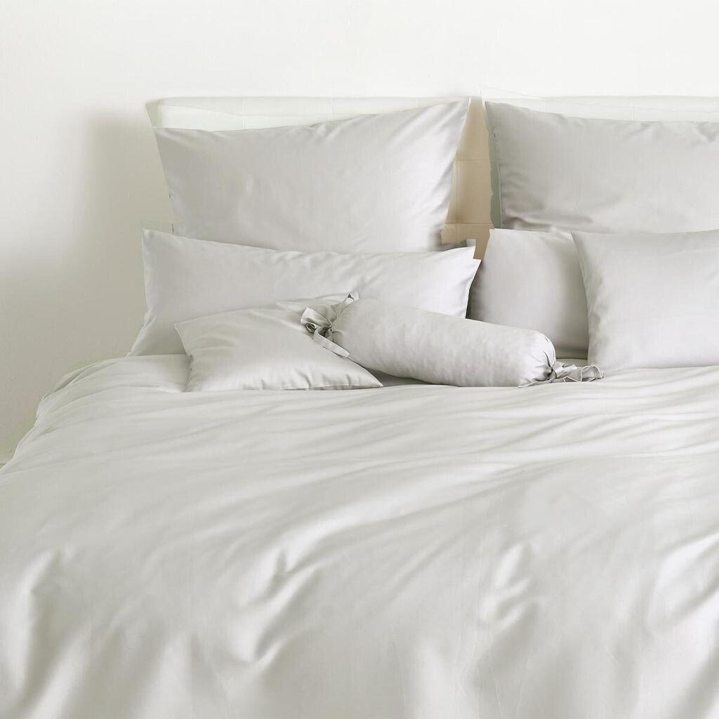 

Dream Sleep Uni Mako Атласные наволочки 80x80 см платина Traumschlaf